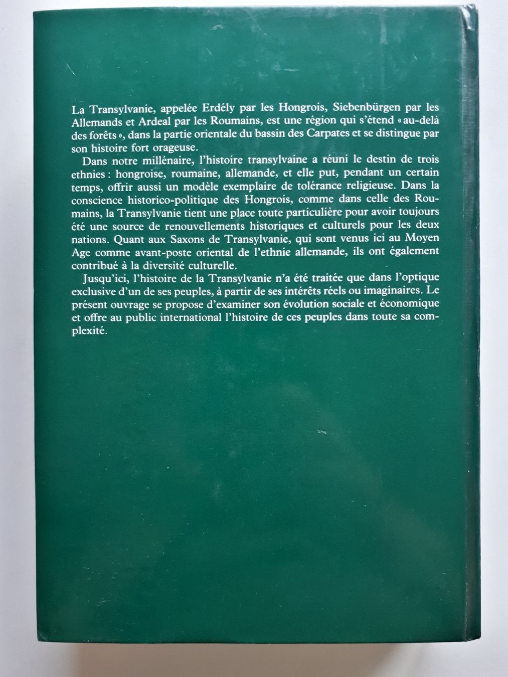 Libri: Histoire de la Transylvanie - exemplaire spéciale – Usato da Lausanne venduto da LasloH 1