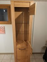 Vitrine in Holzoptik mit Glastür sehr guter Zustand