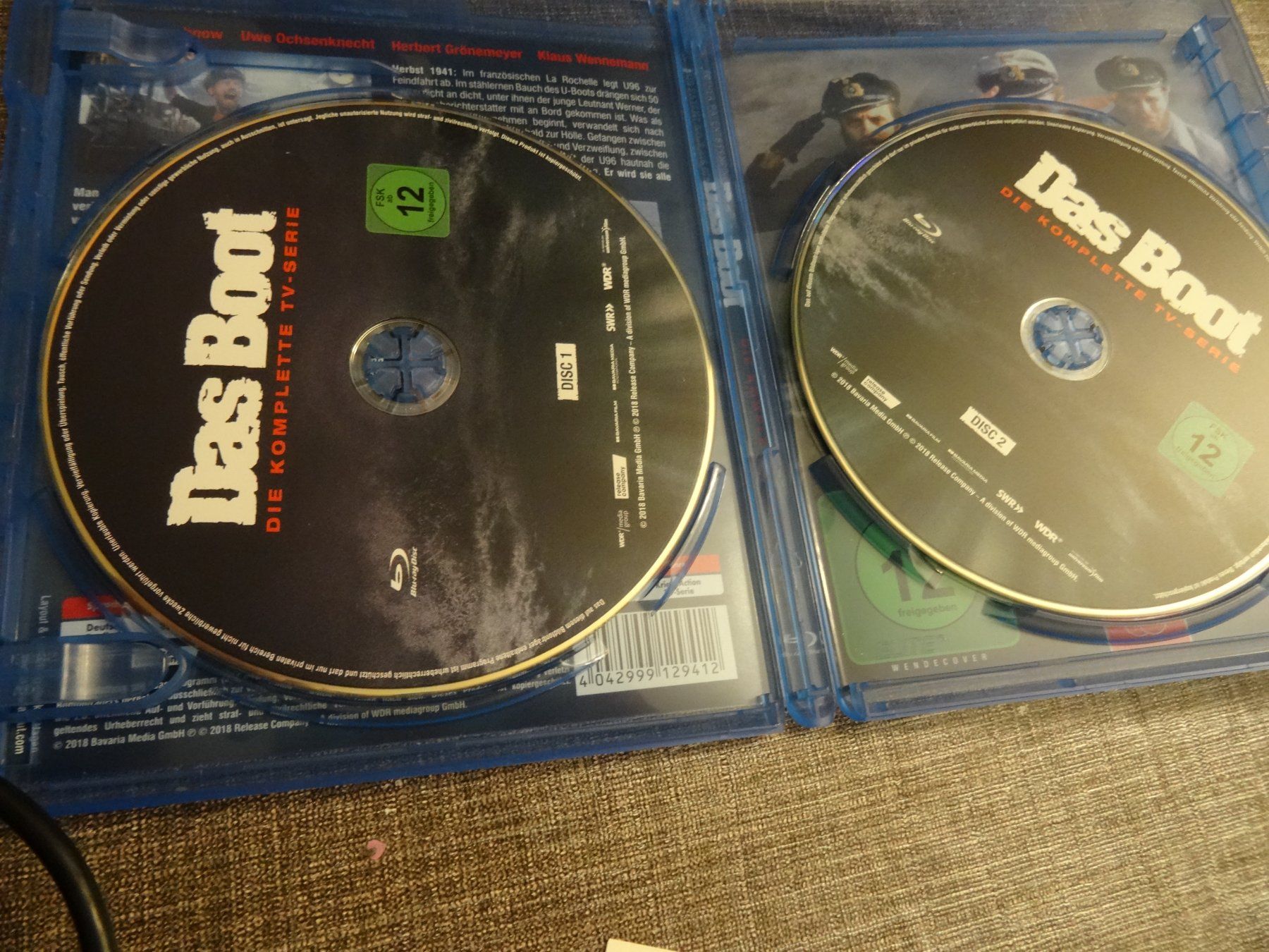 Tutti i DVDs: Das Boot komplette TV-Serie Blu-ray – Usato da Olten venduto da Disc-Verkauf 1