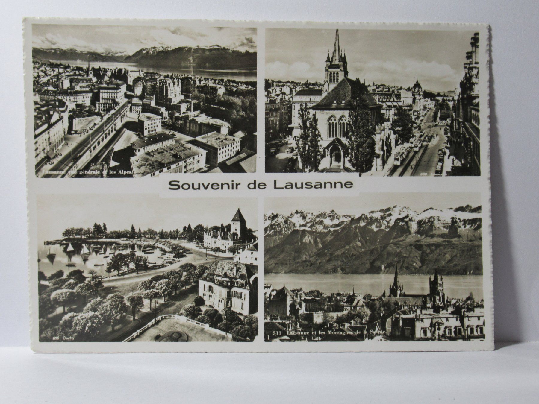 Cartoline postali: Souvenir de Lausanne  1958 – Usato da Grenchen venduto da Bluemchen1900
