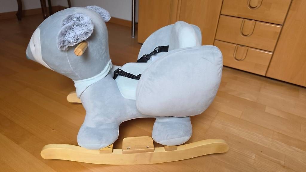 Giocattoli: Schaukeltier Waschbär mit Gurt – Usato da Kreuzlingen venduto da R.Traub 1