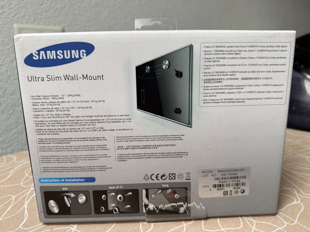 Samsung Supporti a parete: Fernsehen wand Halterung Samsung – Nuovo e nell'imballaggio originale da Turbenthal venduto da 310707 1