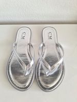 CM Paris Zehentrenner, silber, Gr. 38, NEU