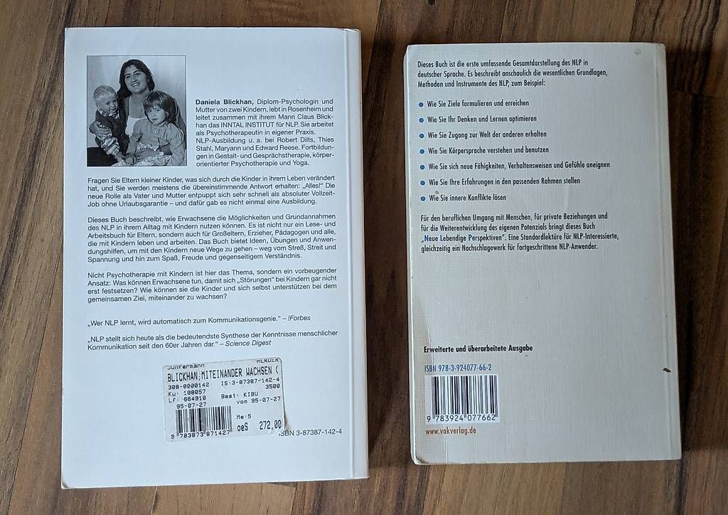 Bücher: NLP Neurolinguistisches Programmieren – Gebraucht aus Rüeterswil von Ostara90 1