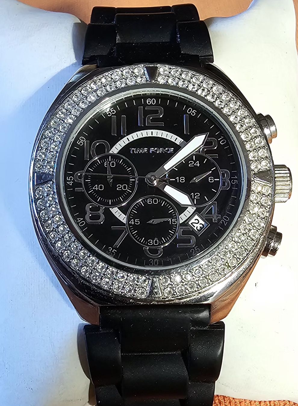 Orologi: TIME FORCE Chronograph Elegante Armbanduhr 44mm – Usato da Speicher venduto da Lemore 2
