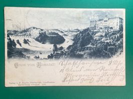 Gruss vom Rheinfall - 1898 !!!