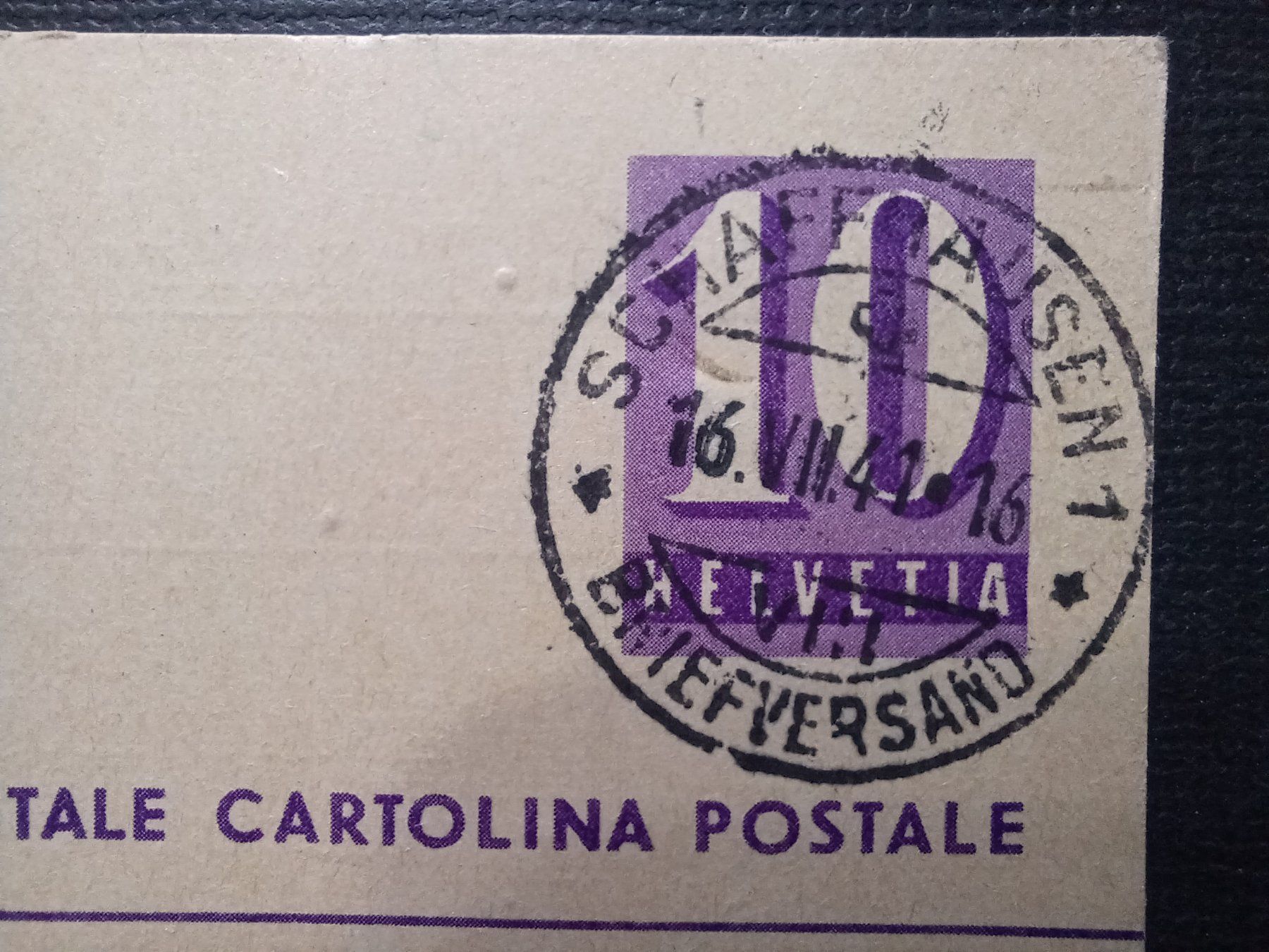 Tutti i francobolli: Bildpostkarte, Basel, Aarg. Baudirektion, 1939/1941 – Usato da Aarau Rohr venduto da mgvw 3