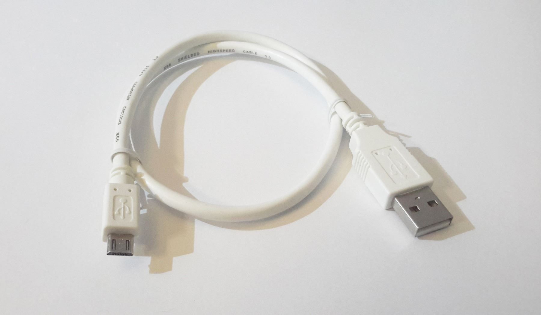 Cavi: USB Micro Kabel, 50 cm, Weiss – Nuovo e nell'imballaggio originale da St. Gallen venduto da cointec 1