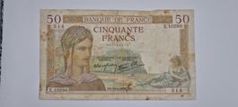 France Note 50 FF 1939 (P 85b)