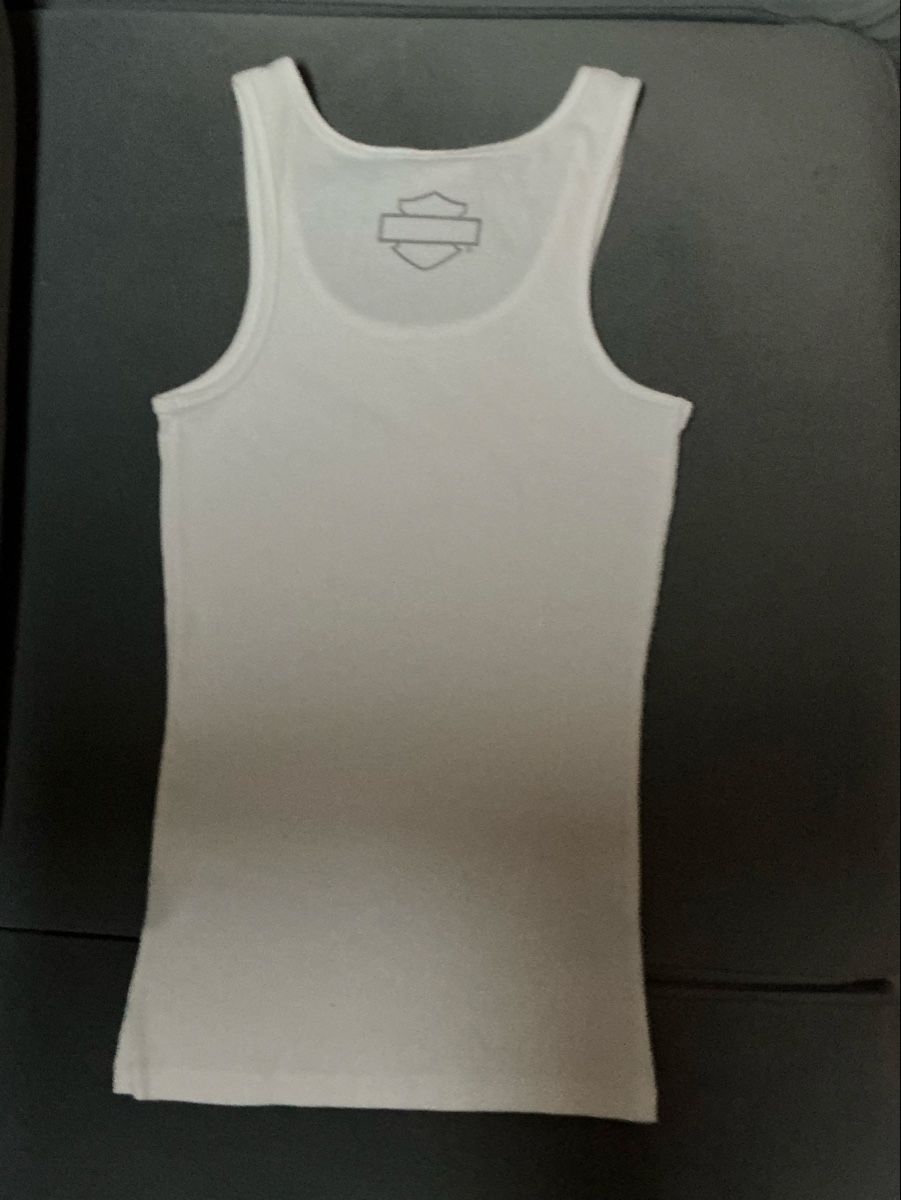 Tops: Harley Davidson Damen Top Grösse S weiss Strass  – Neu (gemäss Beschreibung) aus Belp von embudu20 1