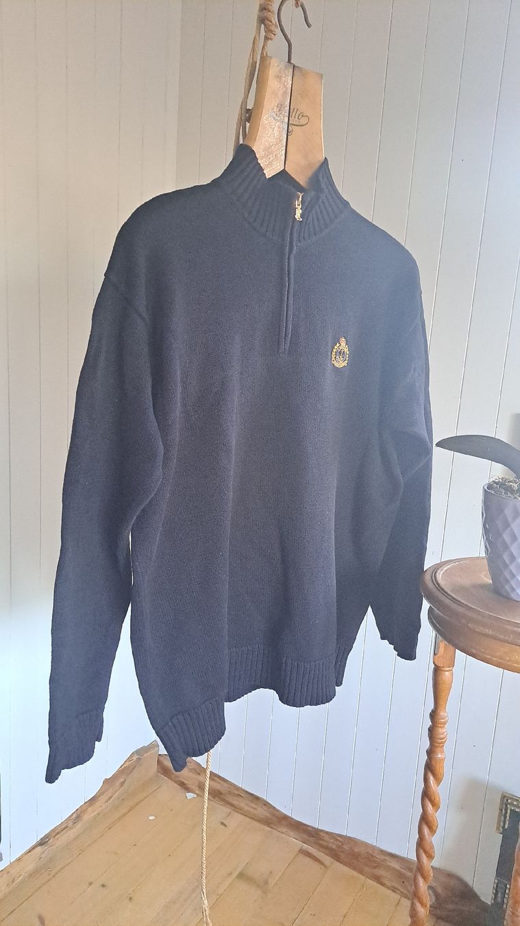 Ralph Lauren Pullover & Sweatshirts: RALPH LAUREN unisex ¼Zip Troyer Pullover Strickpullover L XL – Gebraucht aus Mollis von Fauchi99 5