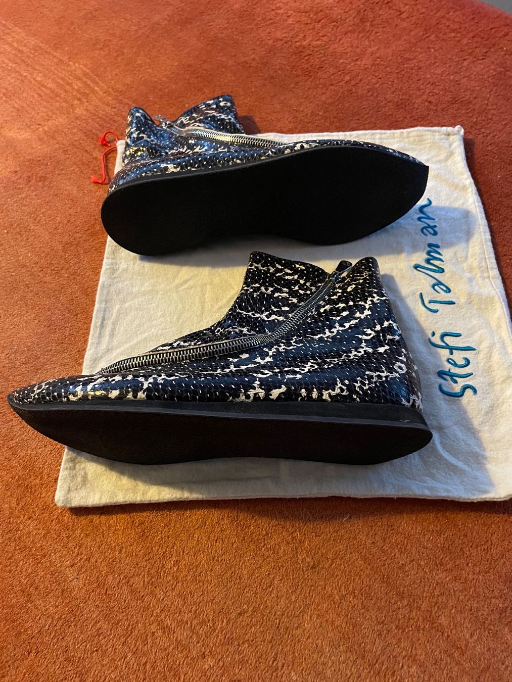 Stefi Talman Scarpe da donna: Neue elegante Boots mit Zip, Gr. 40 – Nuovo (secondo la descrizione) da Landquart venduto da sar_tjn8 1