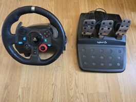 Logitech G29 Driving Force Rennlenkrad mit Pedalen PS4/PC 