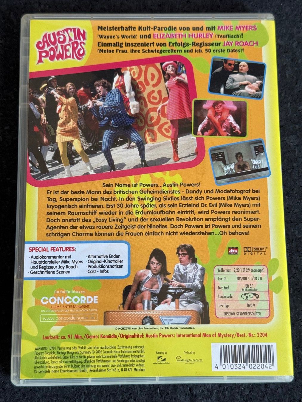 Tutti i DVDs: Austin Powers"Das Original" DVD DE/EN Mike Myers – Usato da Fribourg venduto da tschjoly 1
