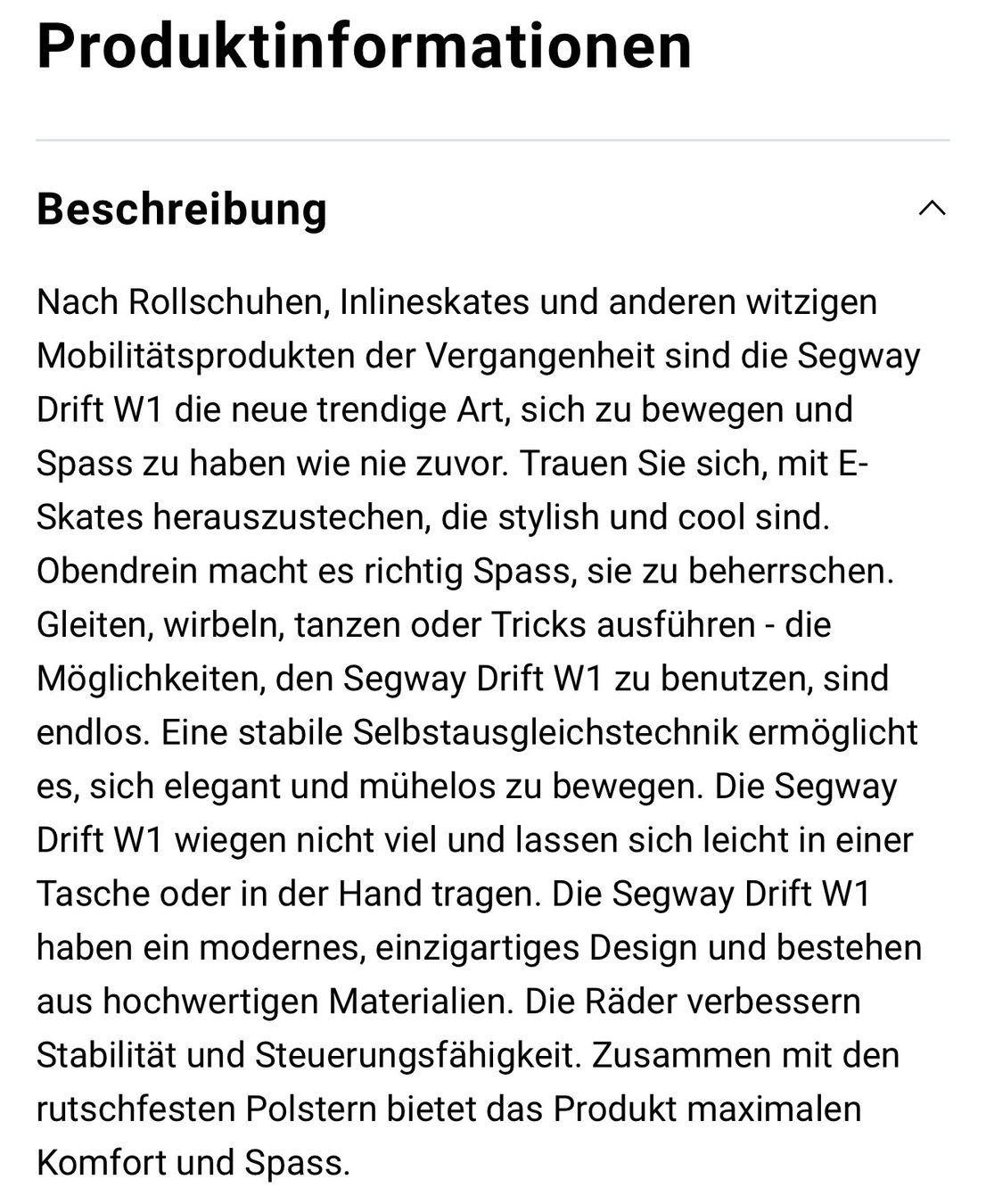 Segway Hoverboard: Segway Drift W1 – Usato da Dübendorf venduto da Daniel_6m5g 2