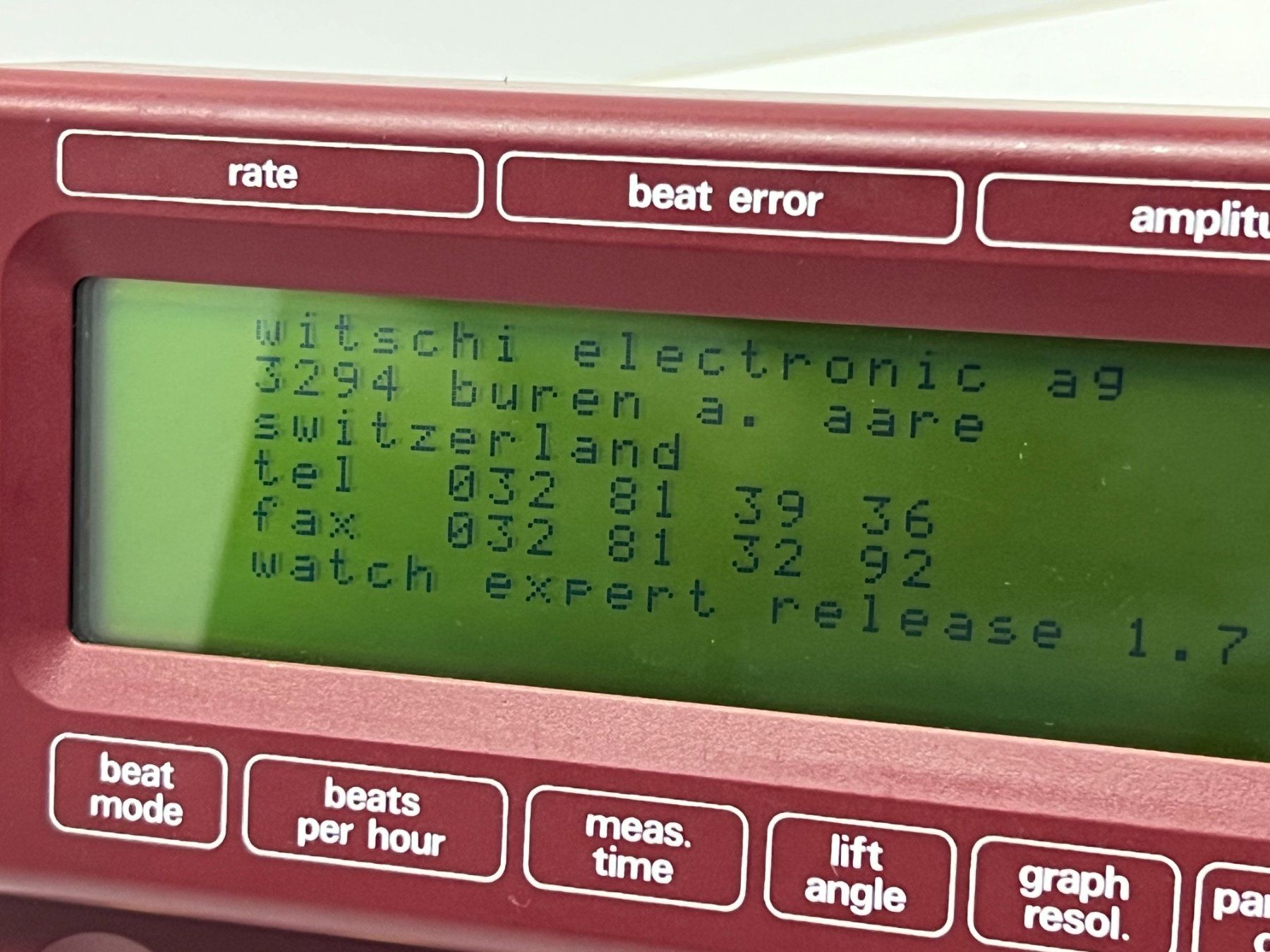 Witschi Werkzeuge: Witschi Watch expert – Gebraucht aus bassecourt von  2