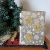 Weihnachtssterne gold / 3 Stück