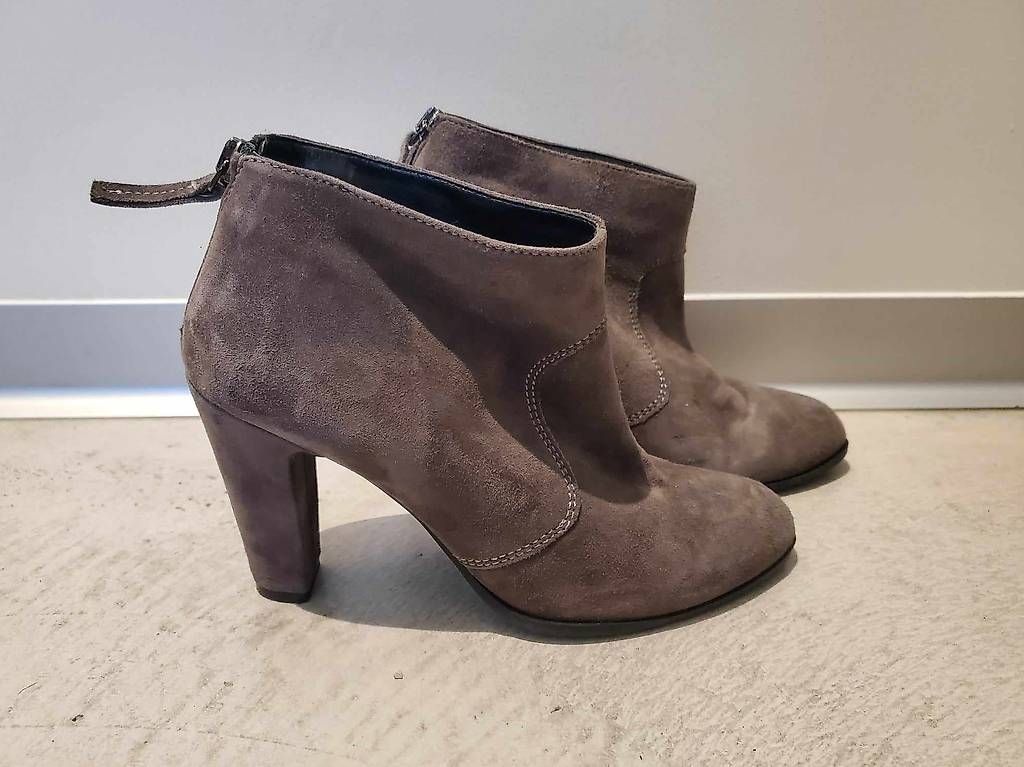 Chaussures femmes: Bottines en daim "Carmens" – D'occasion à Chancy par Sooeg_01 1