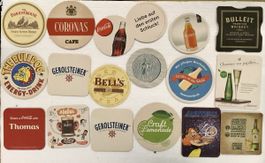 Bierdeckeln von Getränke und Wisky