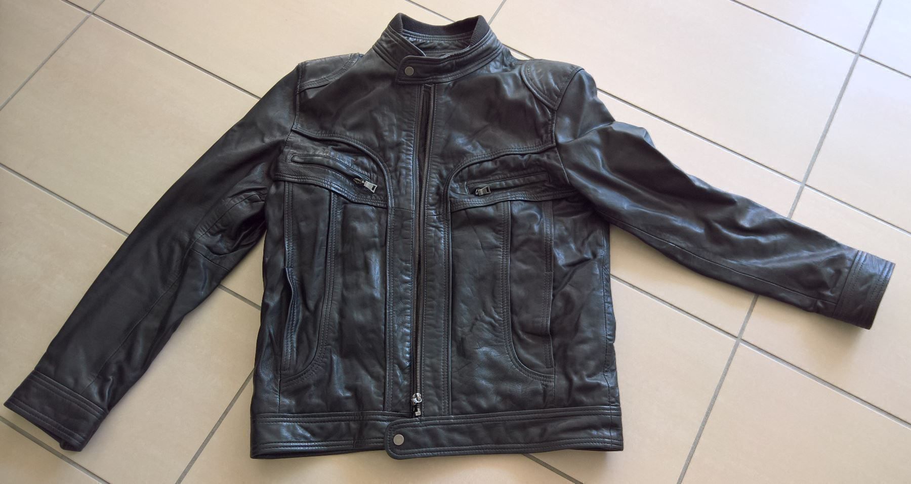 Giacche: Lederjacke 100% Nappaleder Gr. 48 NEU – Nuovo (secondo la descrizione) da Füllinsdorf venduto da master_mind