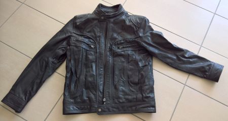 Lederjacke 100% Nappaleder Gr. 48 NEU