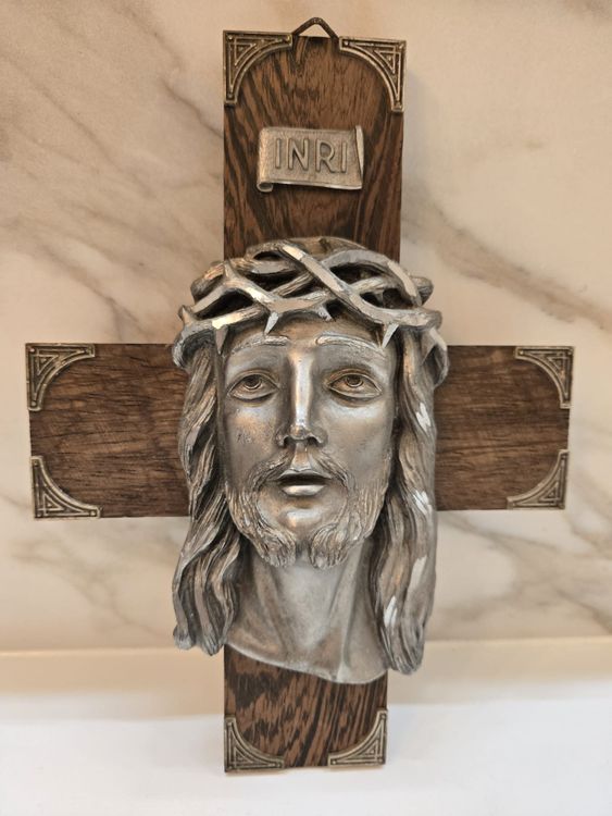 Jesus Christus OKSQW Wandkreuz Aus Holz, Christlich Produktbild-Vorschau 9