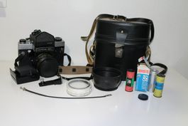 Kiev 60 TTL Objektiv MC Volna-3 2,8/80mm 1:2,8 SNr: 8803048