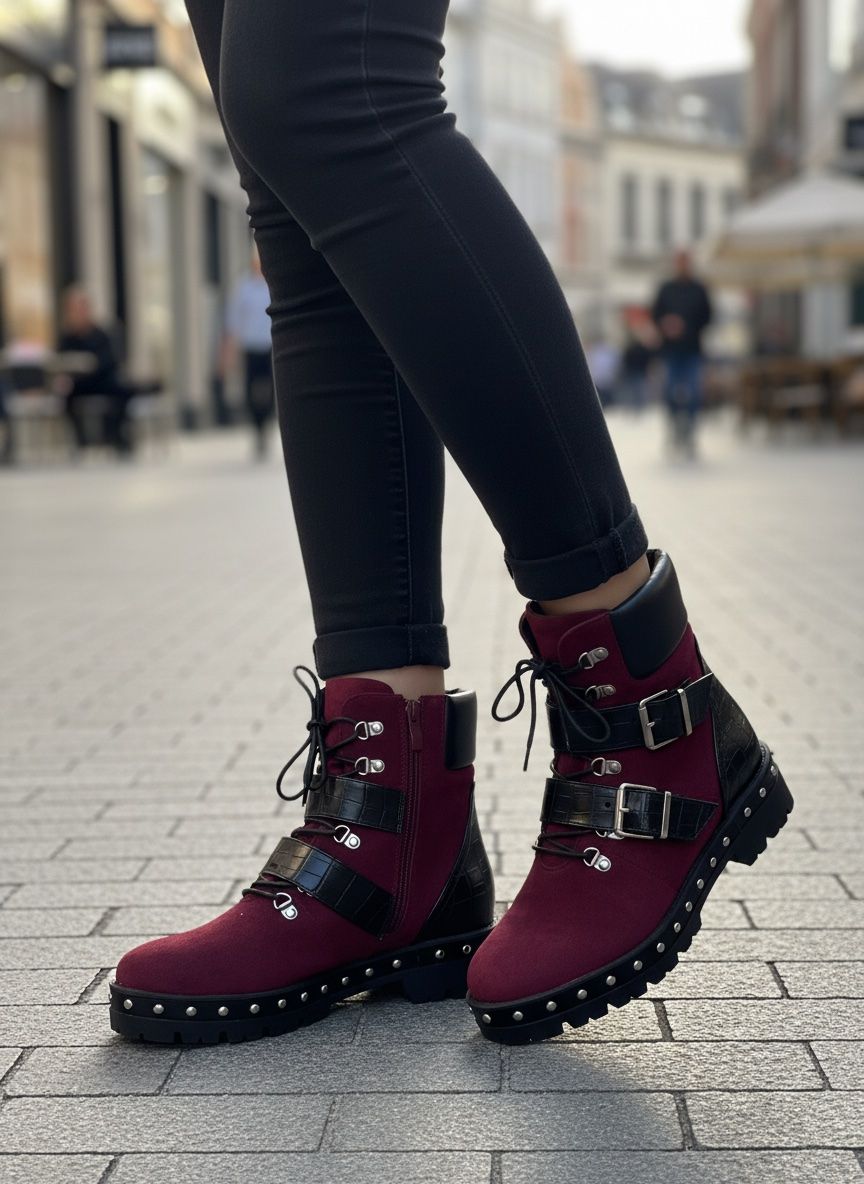 Scarpe da donna: Stiefeletten weinrot Gr 40 Boots Neu – Nuovo e nell'imballaggio originale da Regensdorf venduto da Spyke55