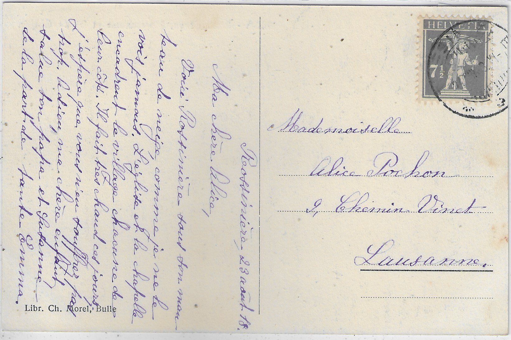 Cartes postales: Rossinieres - Planachaux et Dt. de Corjon – D'occasion à Ettingen par Kartenplanet 1