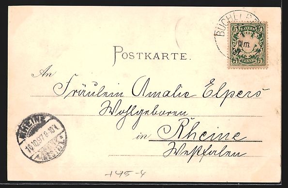 Cartoline postali: Litho Ansbach, Gruss vom X. Bayer. Turnf – Usato da Berlin venduto da bartko-reher 1