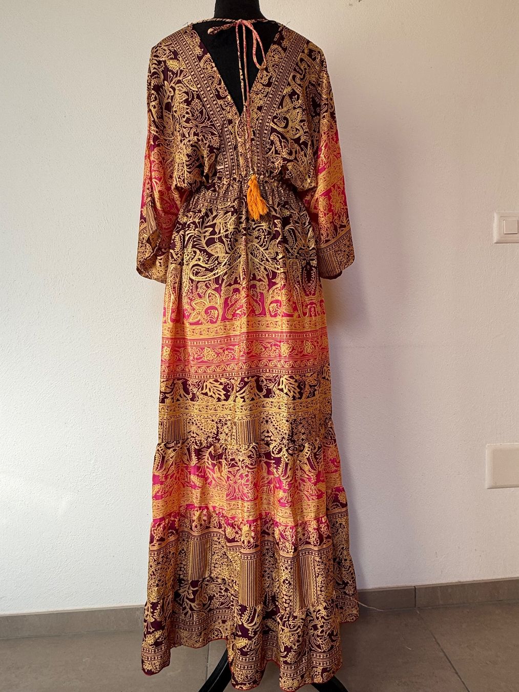 Vestiti: Boho Maxiszufenkleid aus Seide – Nuovo (secondo la descrizione) da Sigriswil venduto da ck56 1