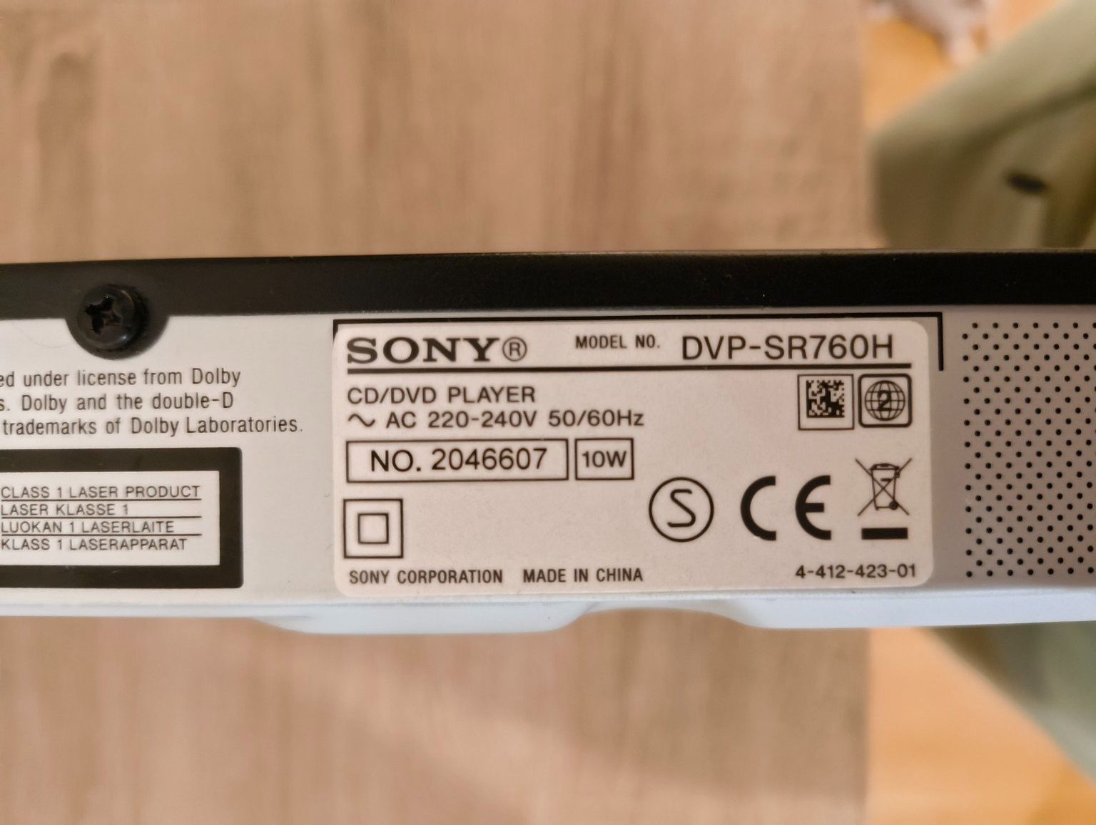 Sony Sistemi audio & multimediali: Sony DVP-SR760H lecteur DVD HDMI + télécommande + câbles – Usato da Aigle venduto da argonath1988 4