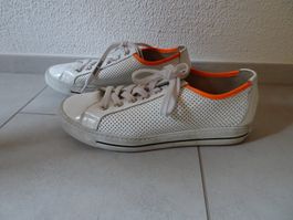 Paul Green echt Leder Sneaker weiss Gr. 40 - 426264