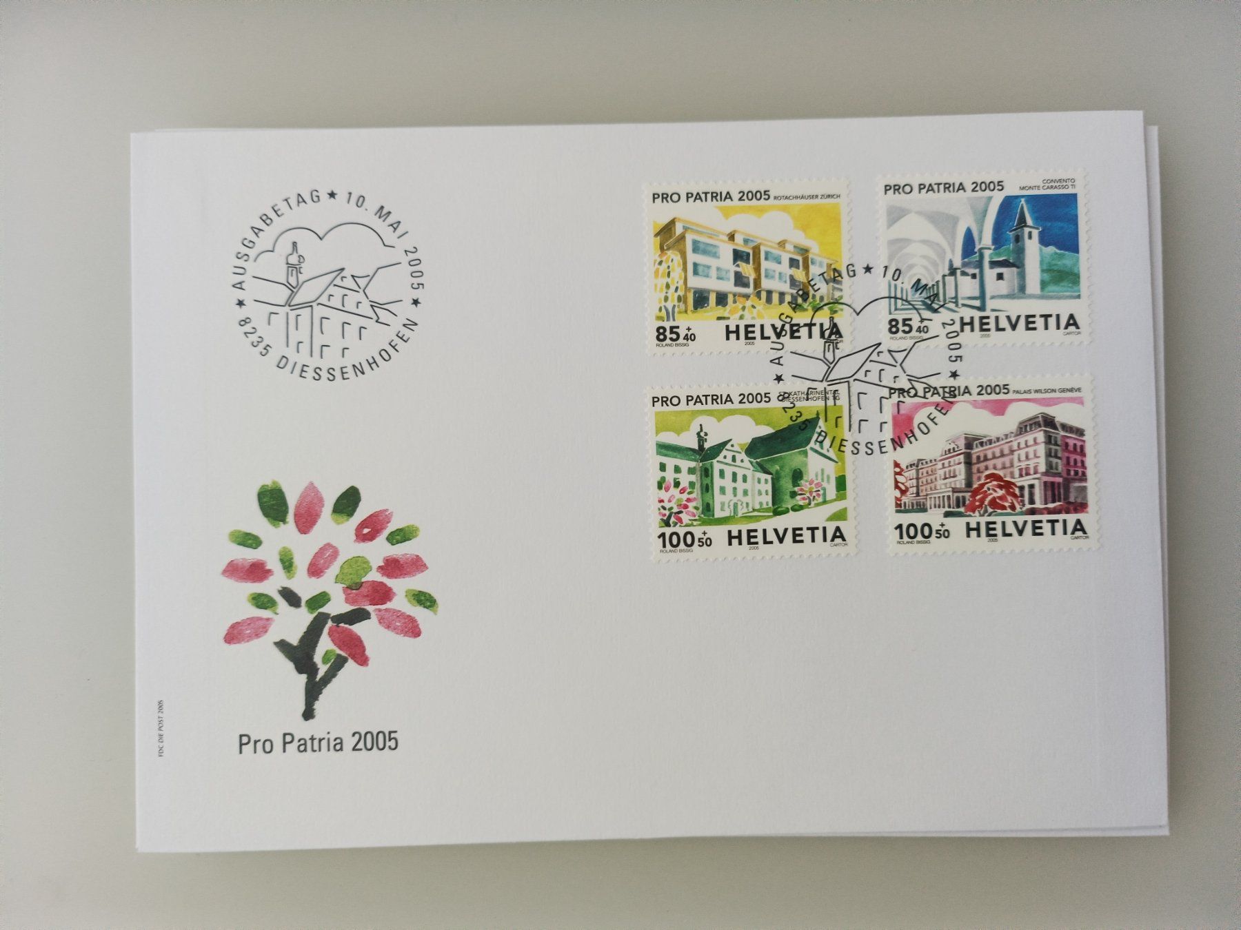 Alle Briefmarken: 2005 FDC Pro Patria – Gebraucht aus Dübendorf von goeggi79