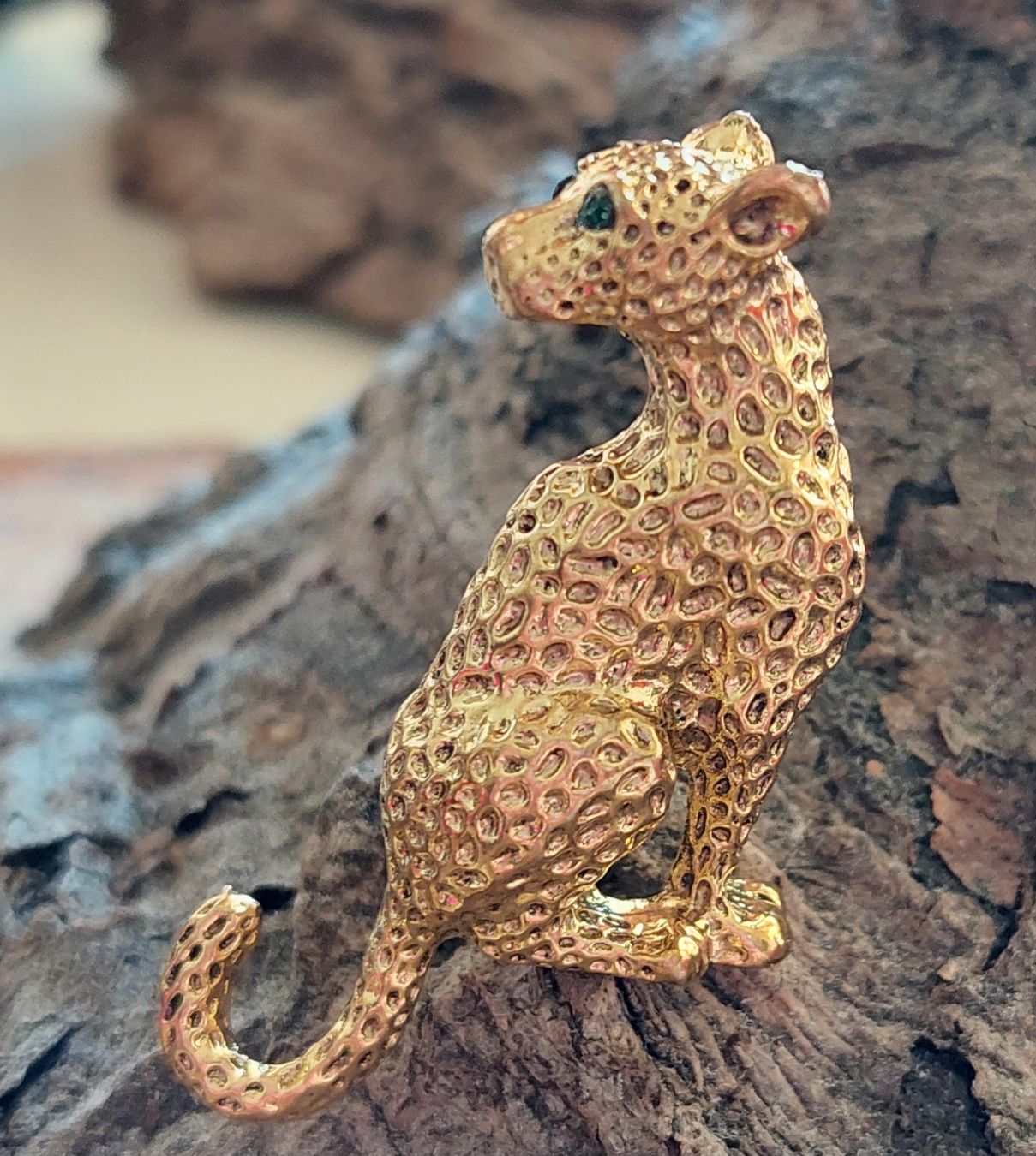 Broschen & Nadeln: Goldfarbener Vintage-Leopard Brosche – Neu (gemäss Beschreibung) aus Oberwil BL von Kukkaniitty 3