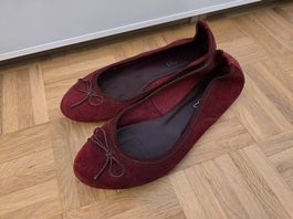Ballerines daim La Halle neuves