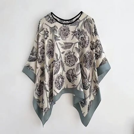 Tunika / Strandkleid / Poncho One Size Boho Hippie