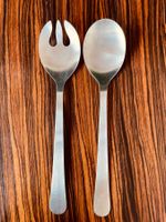 Salatbesteck im klassischen Mid-Century-Modern-Stil