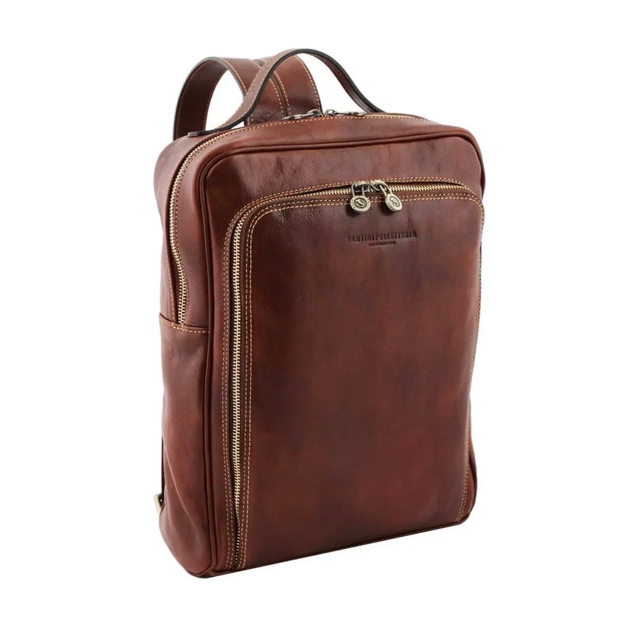 Zaini: Lederrucksack Tuscany - Farbe: Braun – Nuovo e nell'imballaggio originale da Wittenbach venduto da WWW.DRILUBAGS.CH 7