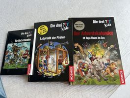 3 ??? Kids Bücher: Labyrinth, Matschbombe, Adventskalender