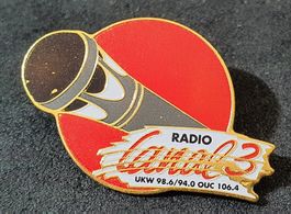 U944 - Schmid Müller SWISS Made Design Pin Radio Canal 3