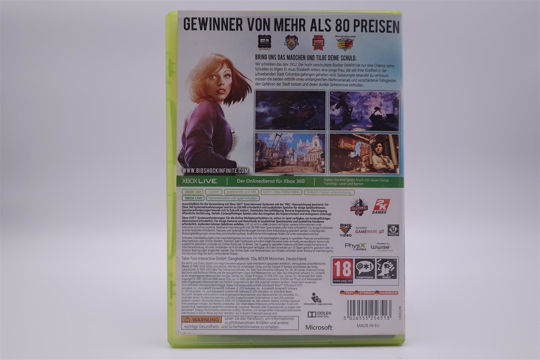 Microsoft Giochi: Bioshock Infinite (XBOX360) – Usato da Herisau venduto da ZelliZone 1