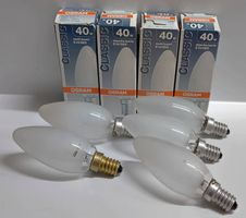 9 Glühbirnen 40W Kerzen mit Glühfaden ab 1 Fr.