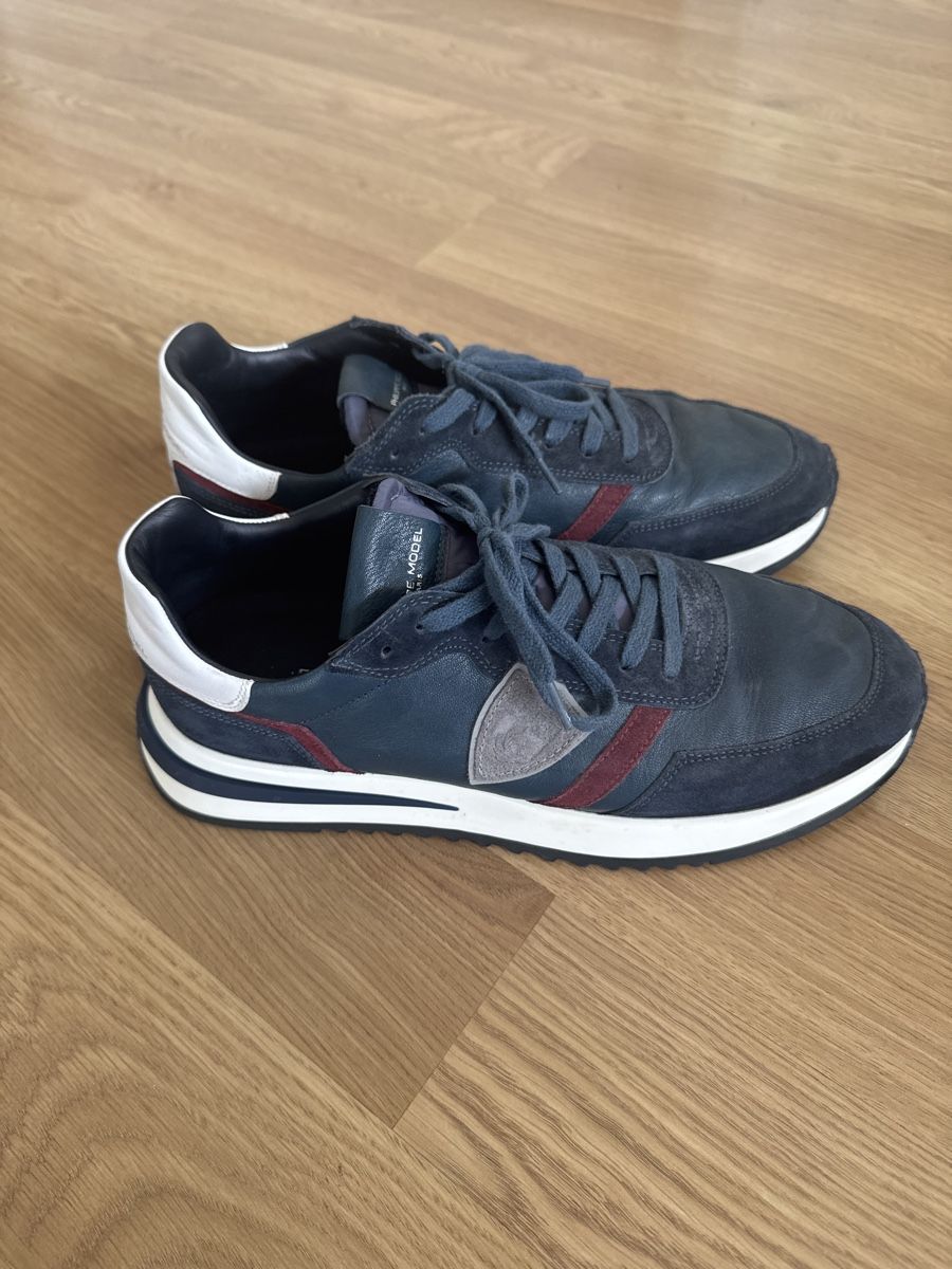 Herrenschuhe: Philippe Model Paris Vintage Sneakers - Navy, Size 43 – Gebraucht aus Dübendorf von Srdan90 1