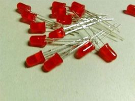 LED rot 5mm, 100 Stück