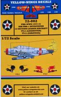 Original Yellow Wings Decal  Aviatik TBD 1 Devast. 1/72