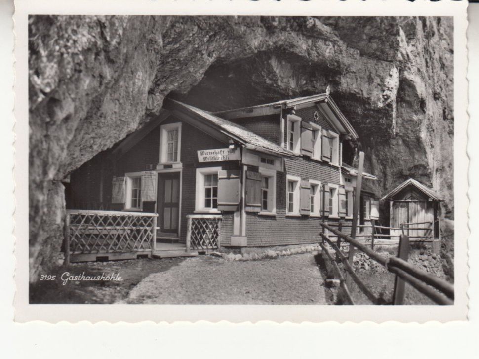 Ansichtskarten: Wildkirchli ca. 1950 – Gebraucht aus Bürglen TG von StampGraf
