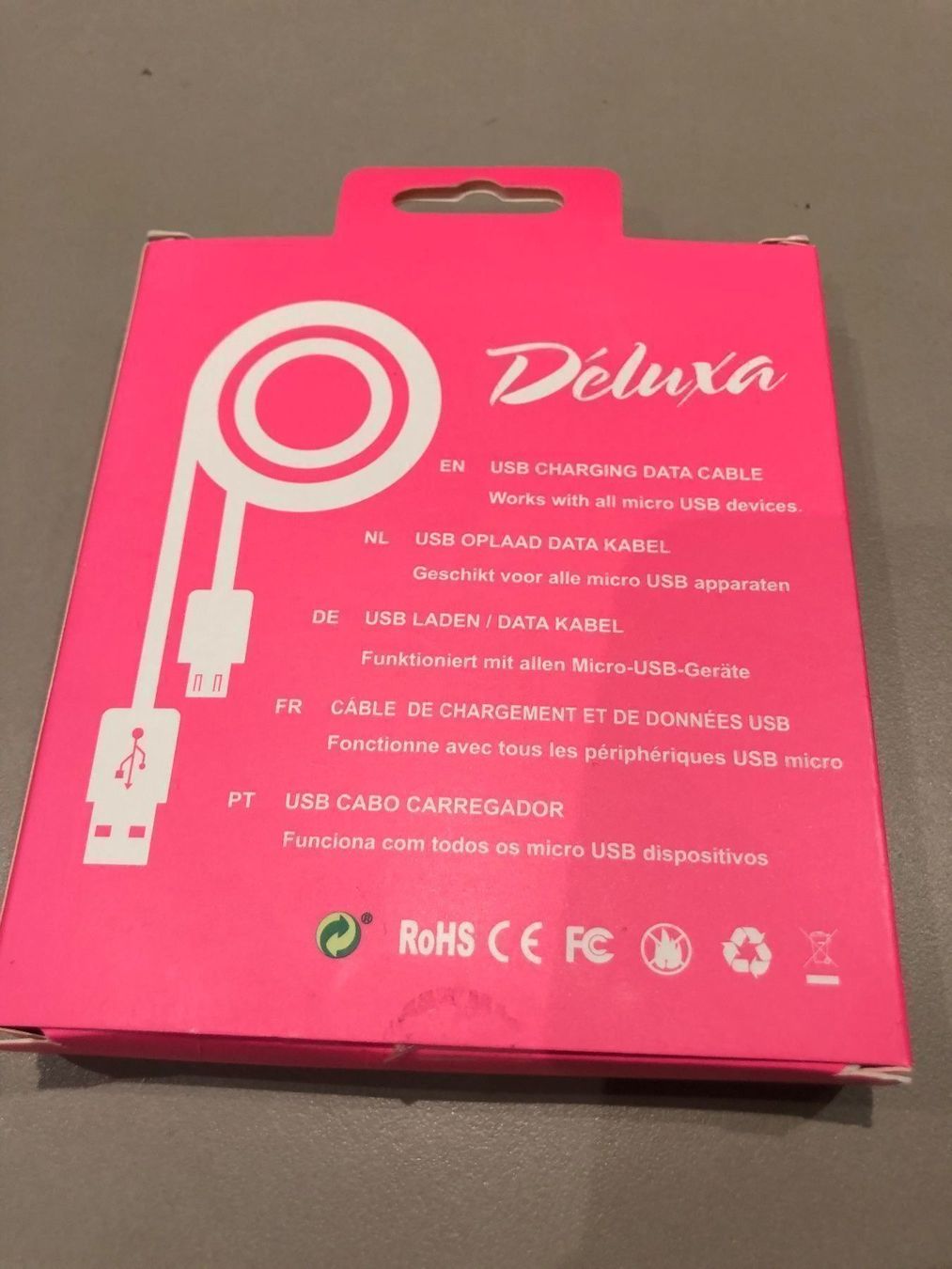 Kabel: USB Laden/ Data Kabel 200cm – Neu und originalverpackt aus Erlen von SaFehr 1