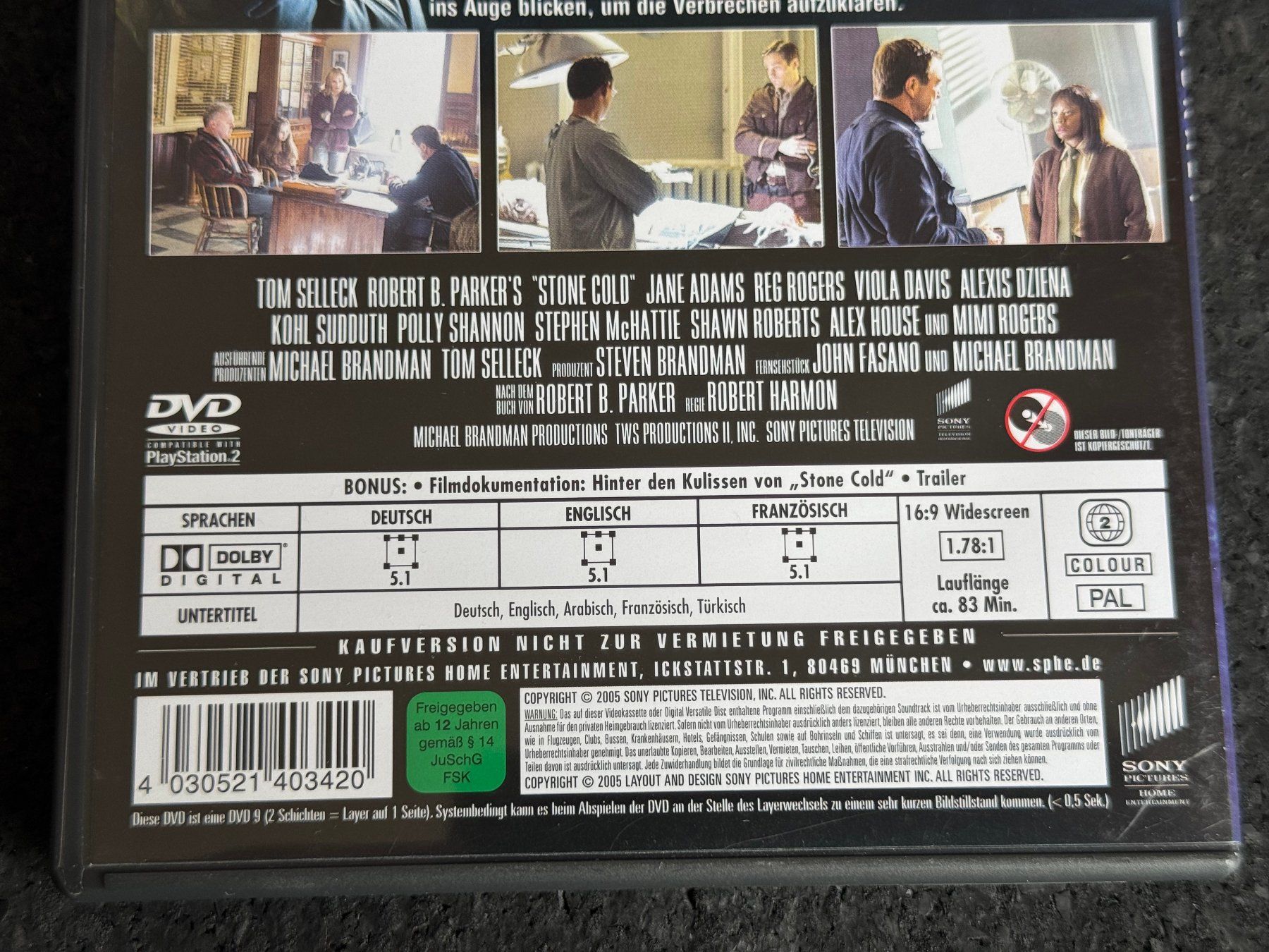Alle DVDs: Stone Cold "Eiskalt" DVD DE/EN/FR mit Tom Selleck – Gebraucht aus Fribourg von tschjoly 3