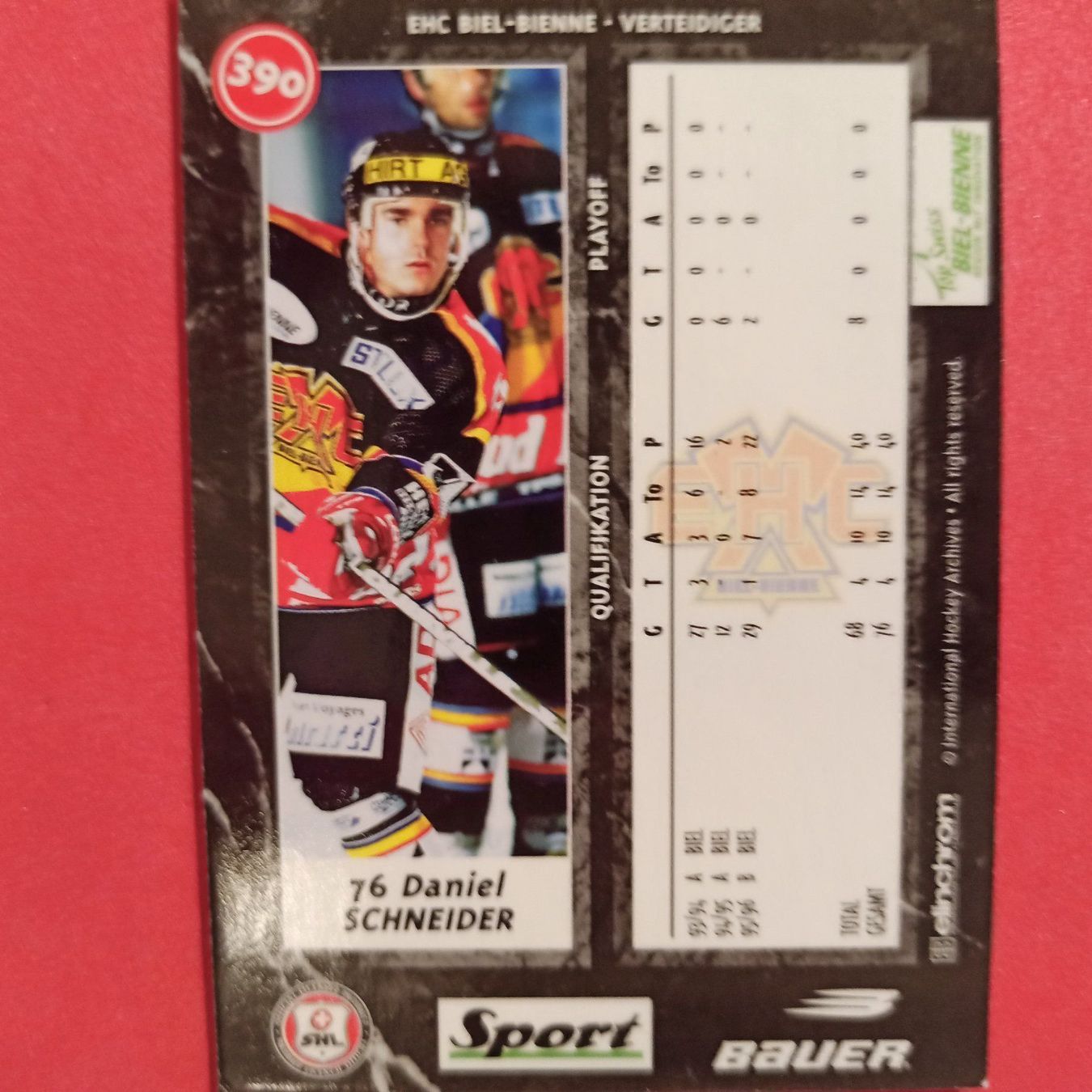 Sammelbilder & Trading cards: Daniel Schneider - EHC BIEL - 1996/97 – Gebraucht aus Dübendorf von kb86_MOVIE 1